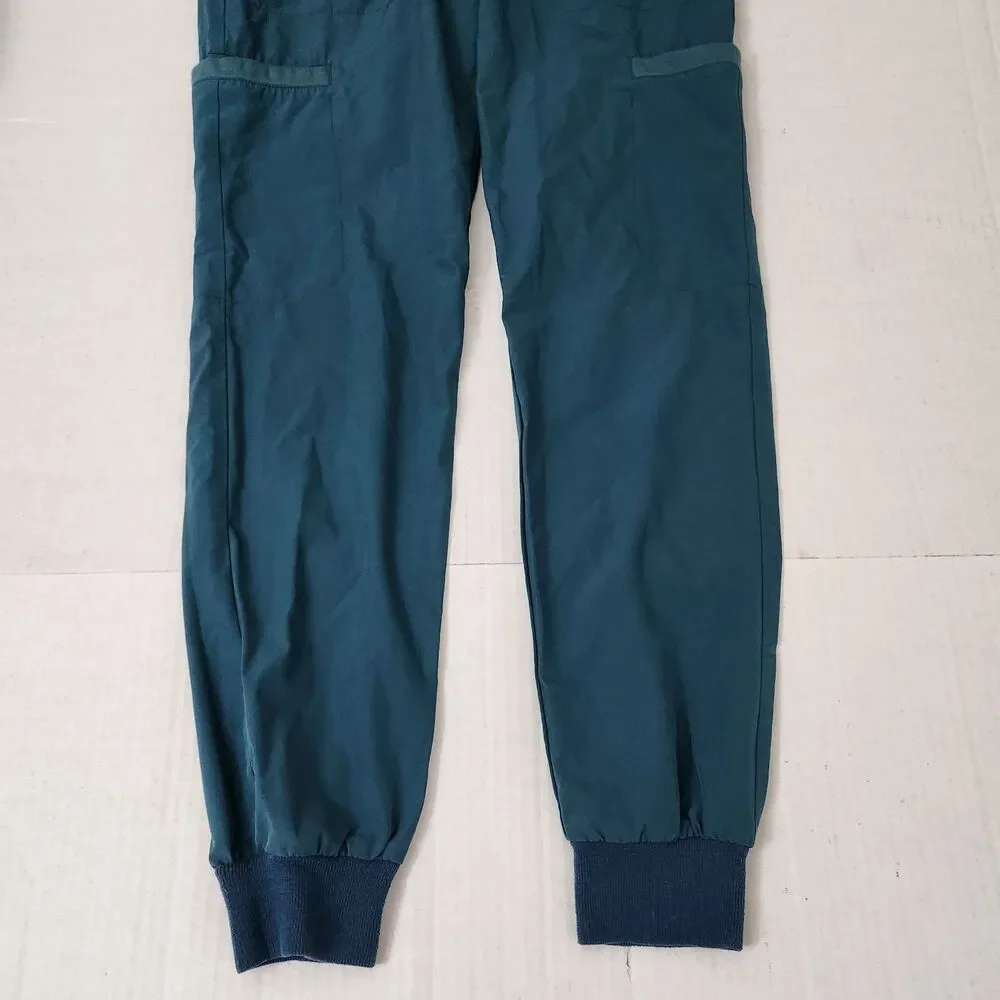 Figs Scrub Joggers Mens XS Caribbean Blue Green Hidmo Fionlite Cargo Pants Nurse